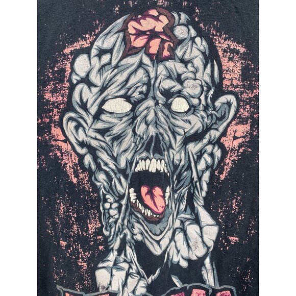 VTG Norma Jean graphic Band Tee tshirt Size XL distressed Zombie metalcore Metal - Picture 8 of 10